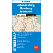 Johannesburg, Randburg och Sandton Map Studio